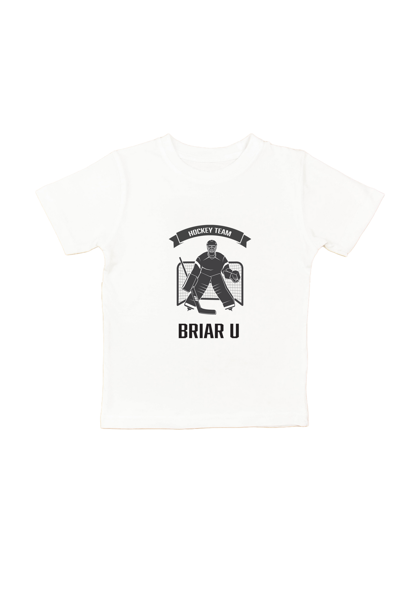 BU hockey goal illustration tshirt