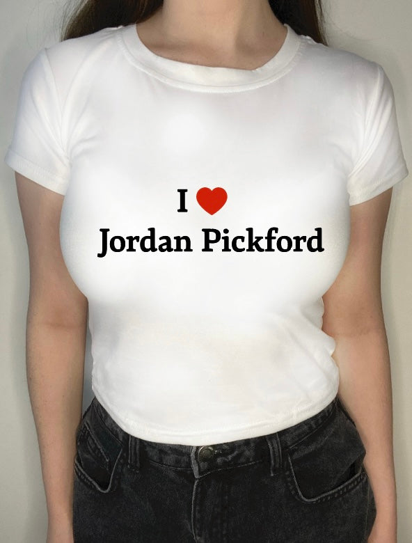 "I love Phill Foden" I love England player graphic crop top