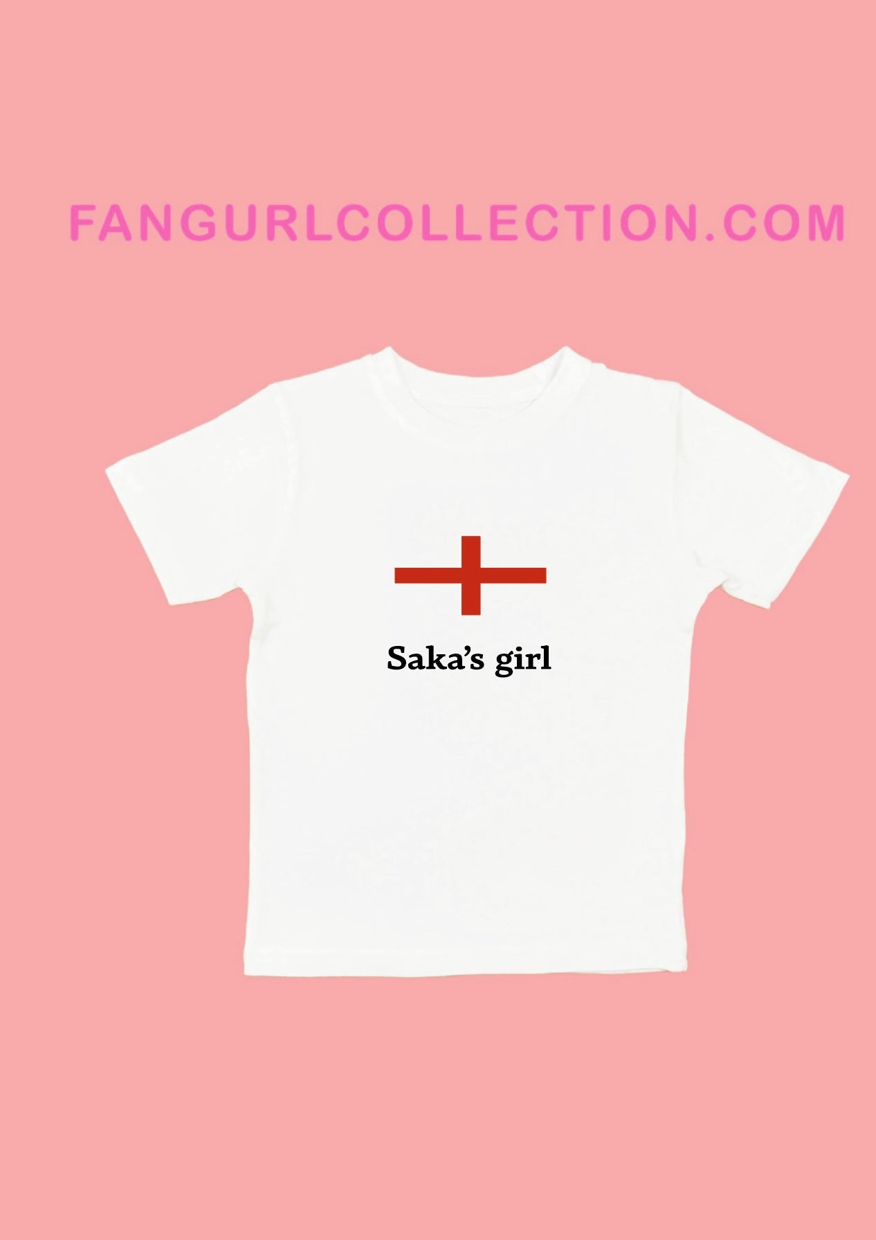 'Saka's girl" England player's girl graphic tshirt