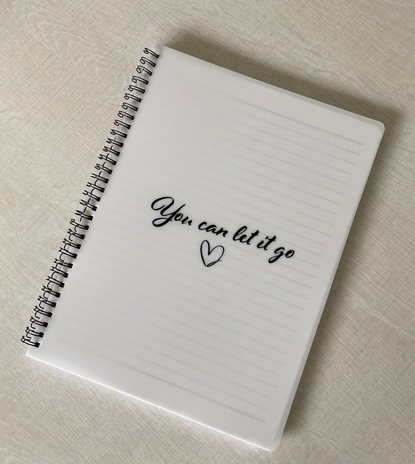 You can let it go  A4 notebook