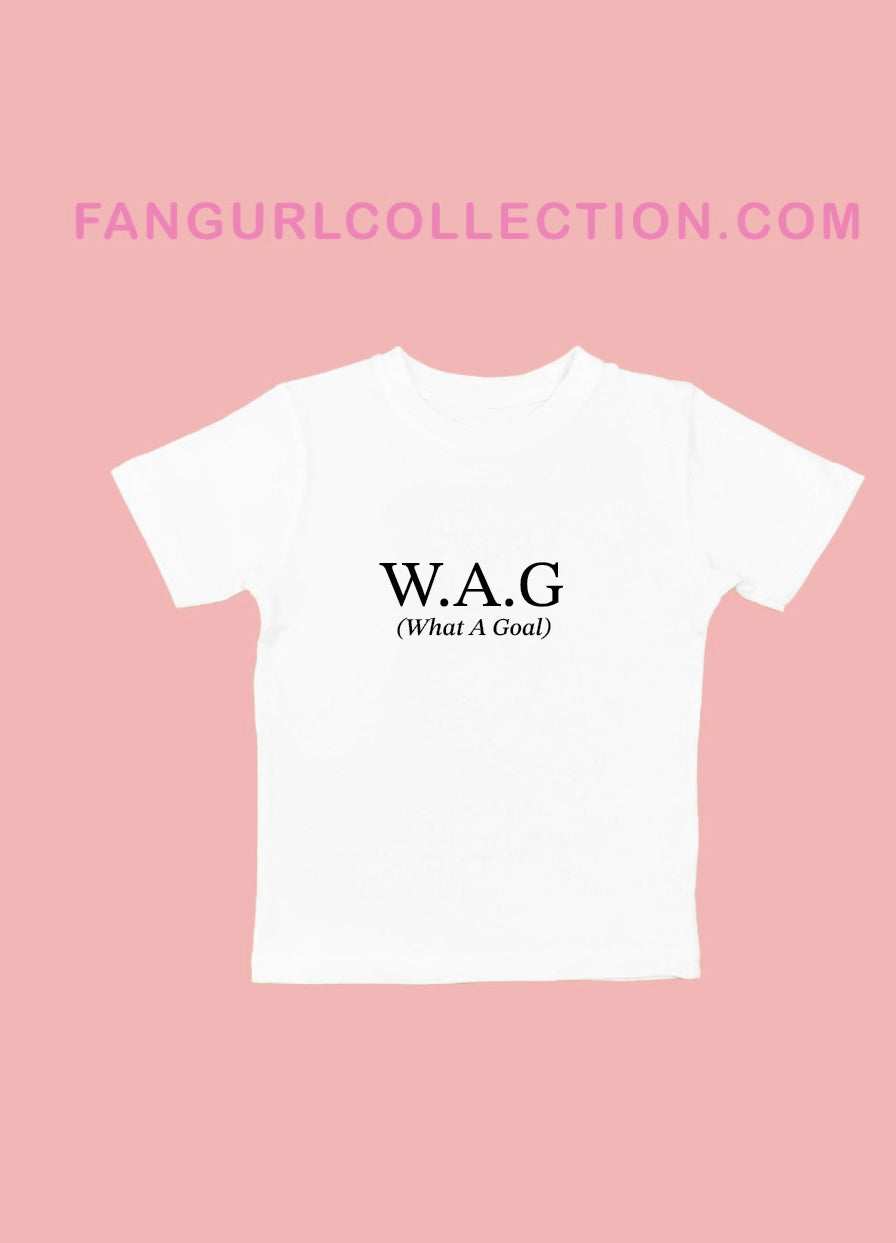 WAG (what a goal) t-shirt