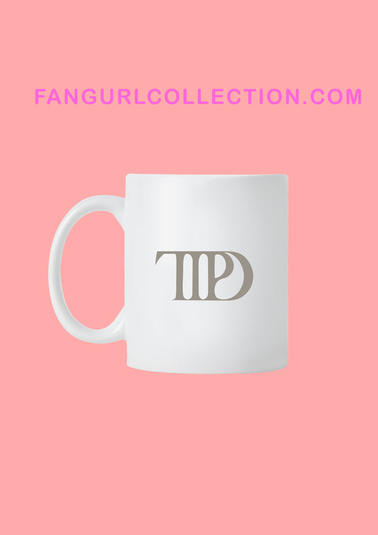 Tortured poets logo mug