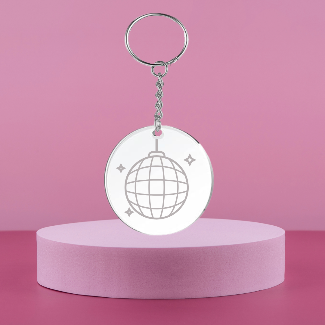 Mirrorball  key ring