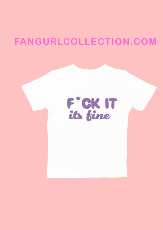 Olivia Rodrigo f*ck it its fine tshirt