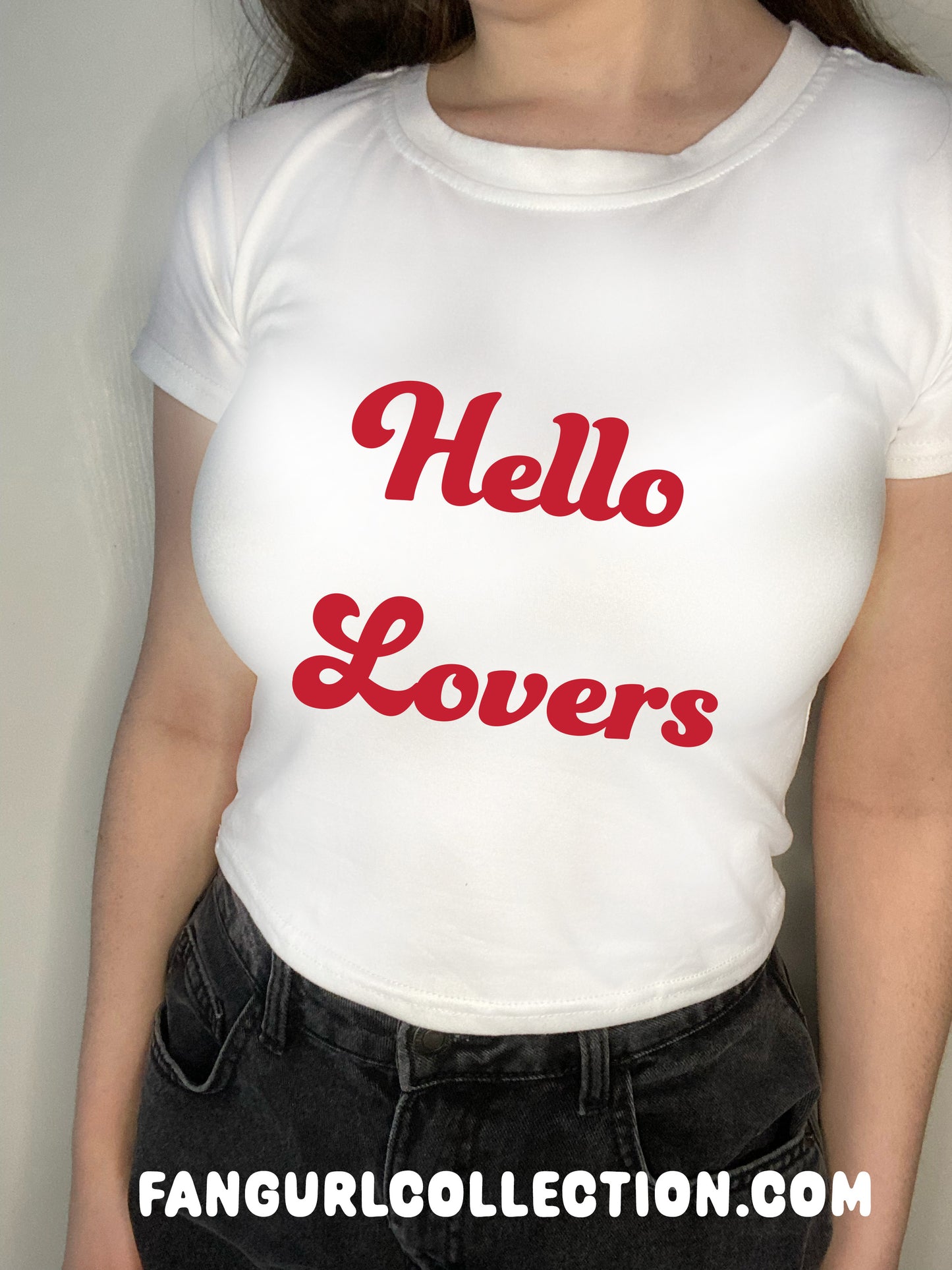 hello lovers crop top