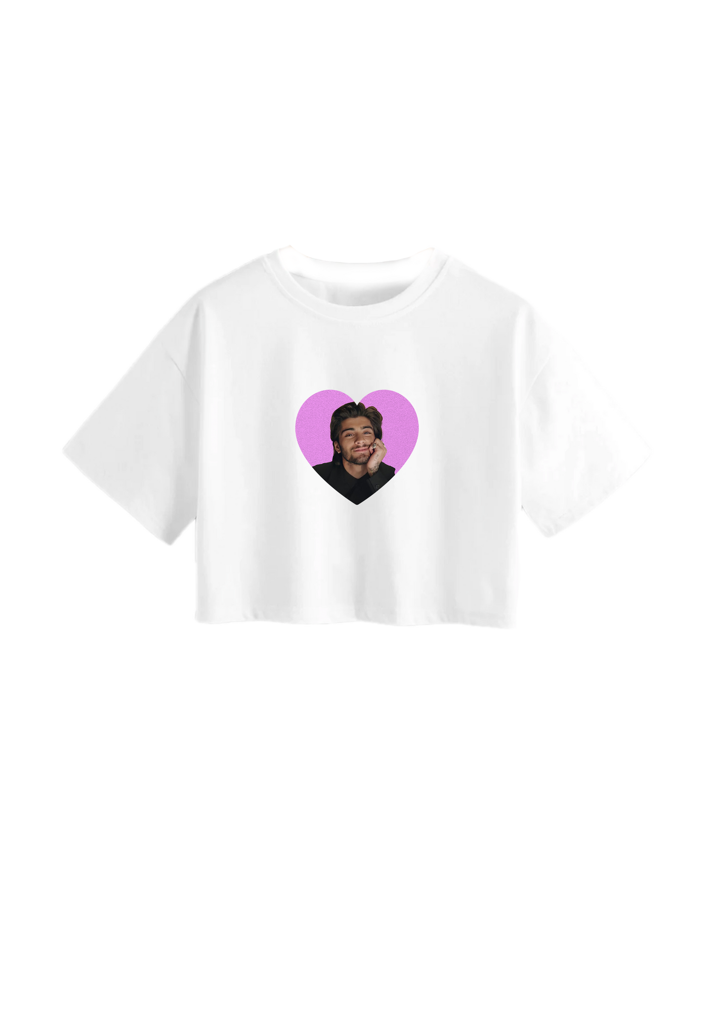 Zayn heart crop T-shirt